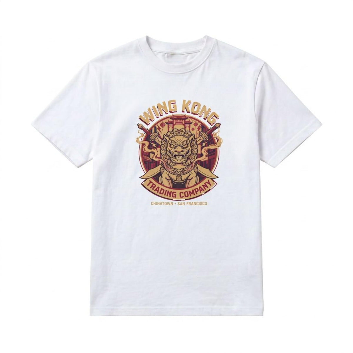 Wing Kong graphic tee - white