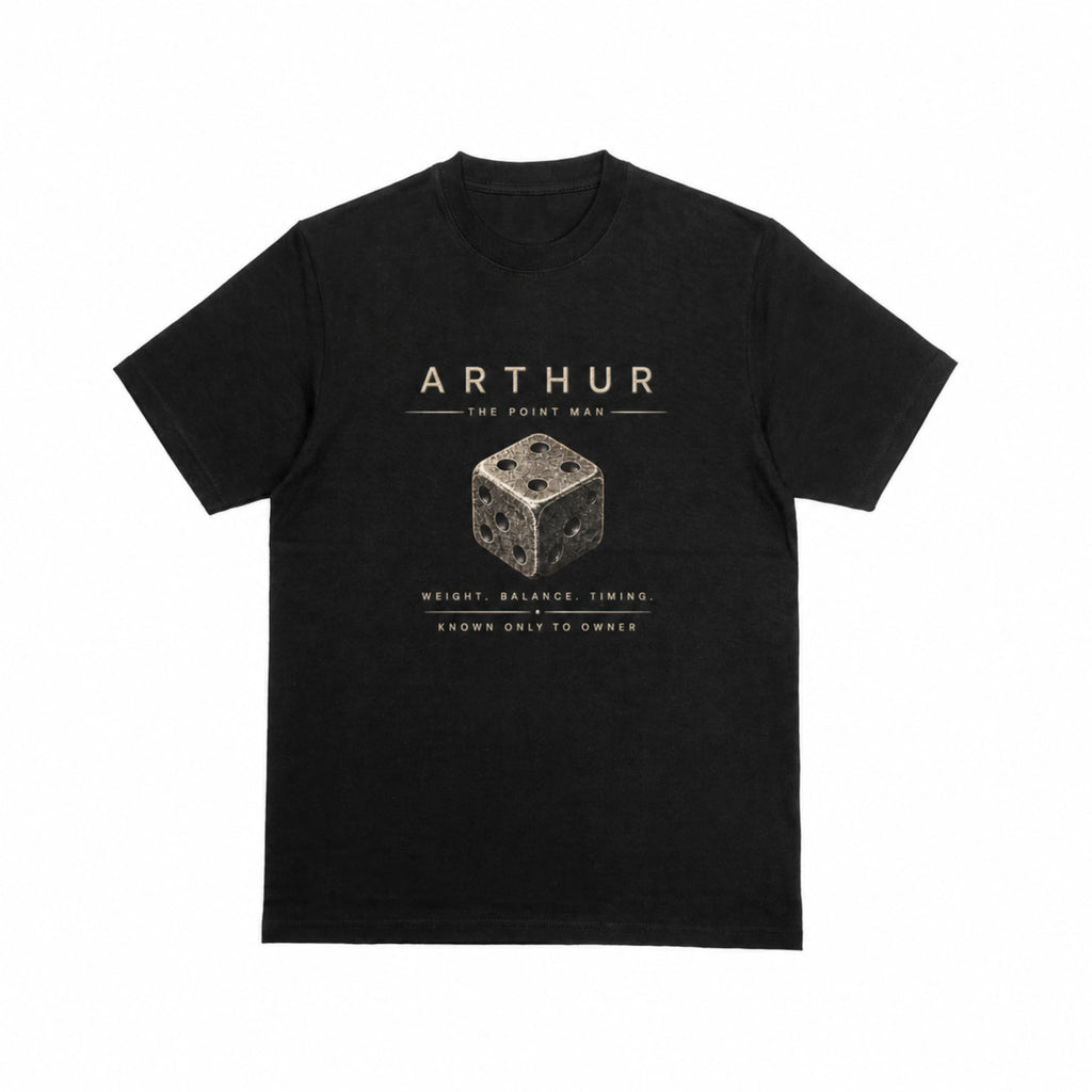 Arthur The Point Man graphic tee - black