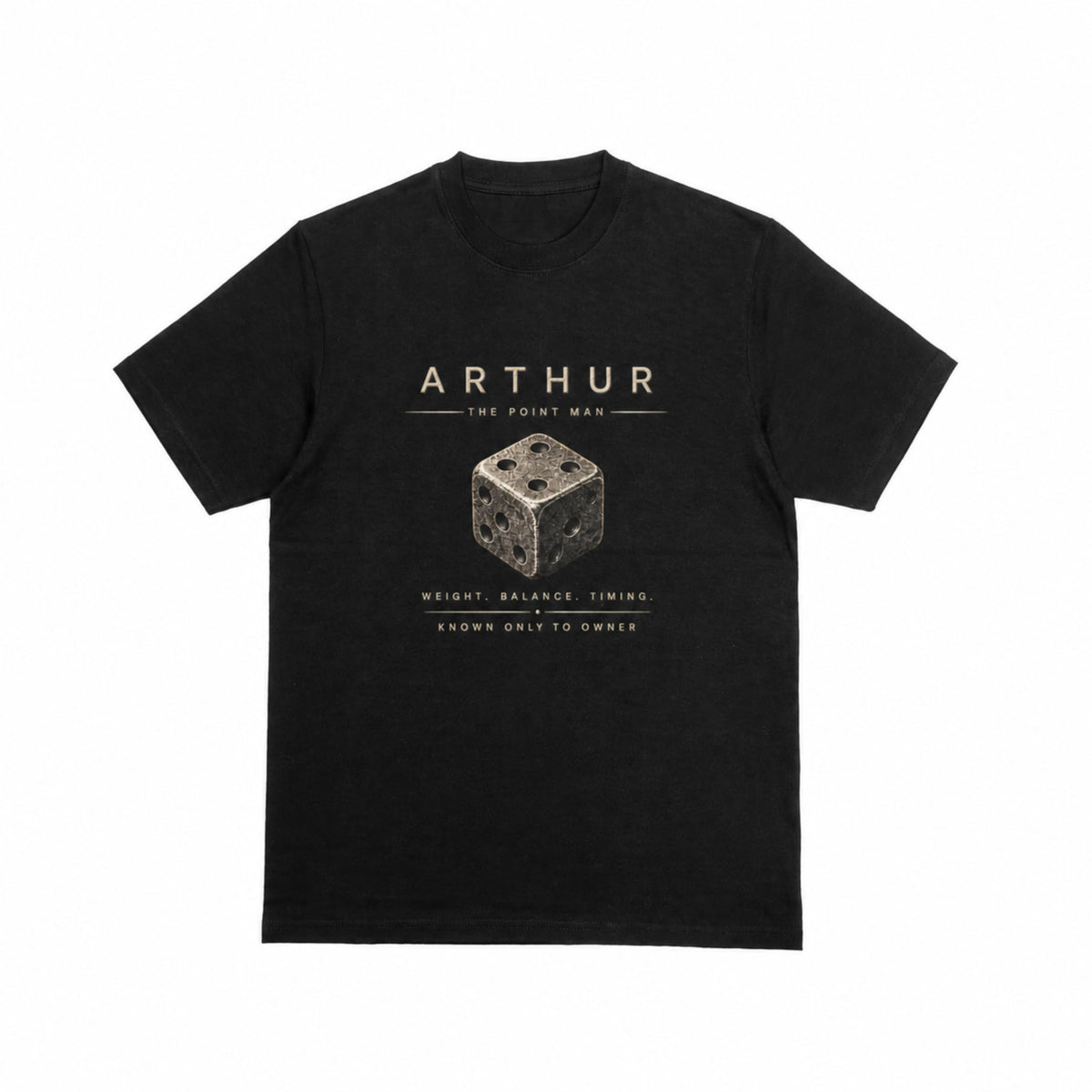 Arthur The Point Man graphic tee - black