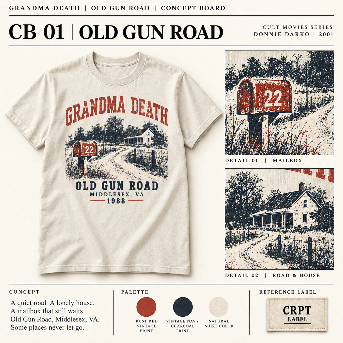 CRPT Label | Grandma Death Old Gun Road