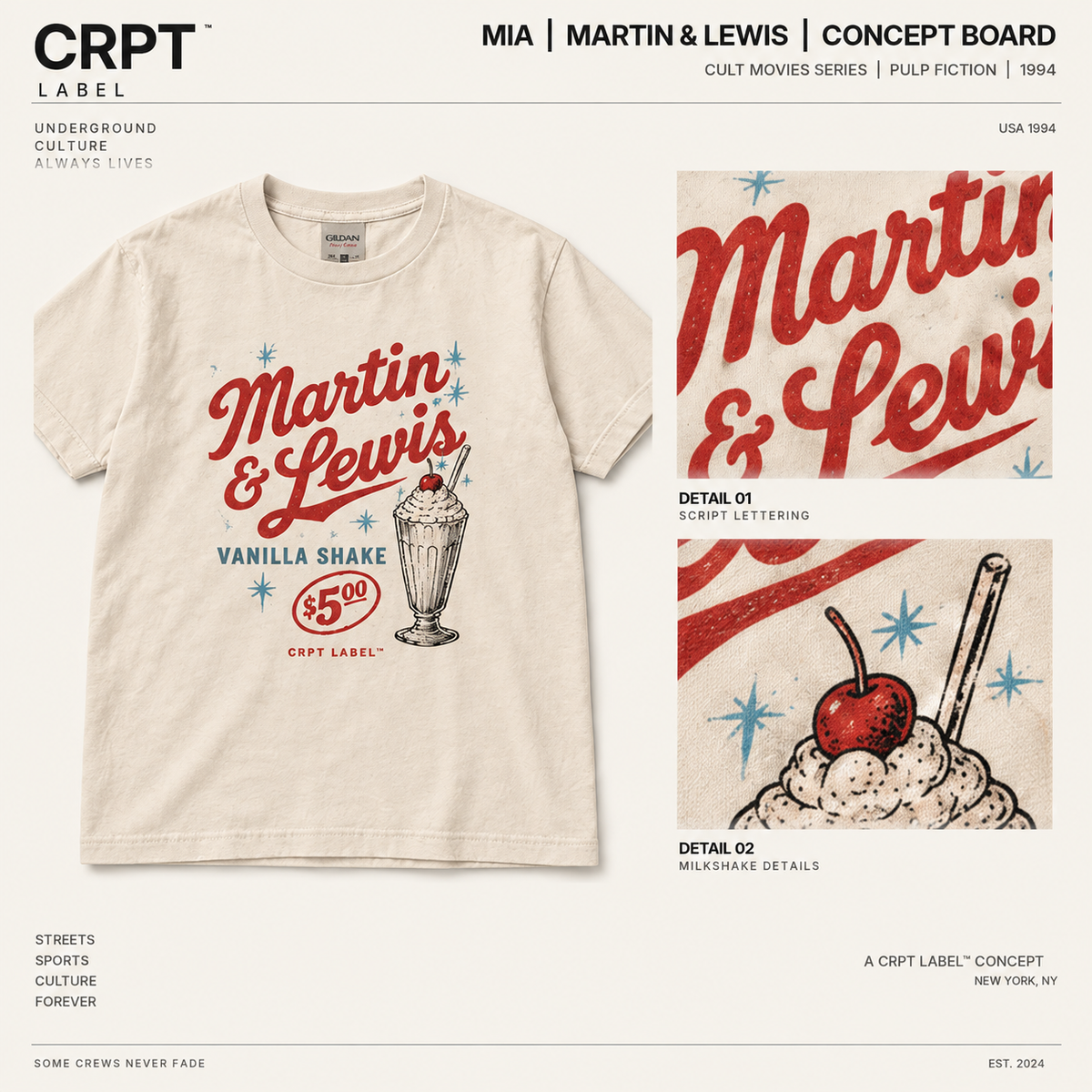 CRPT Label | Martin & Lewis Vanilla Shake