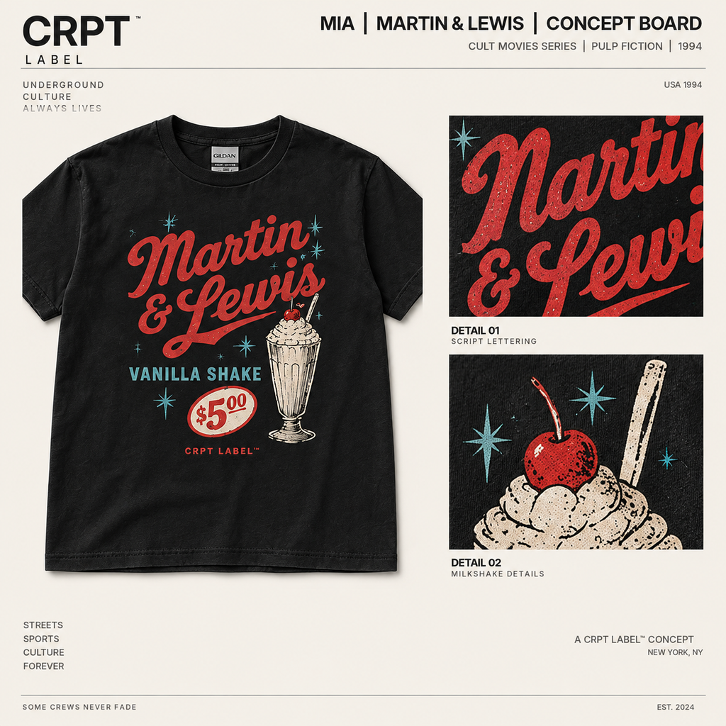 CRPT Label | Martin & Lewis Vanilla Shake