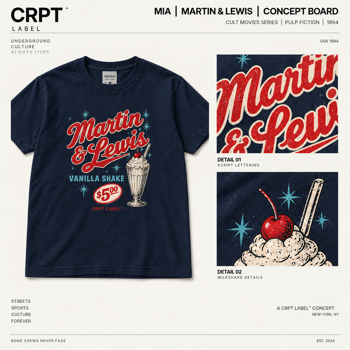 CRPT Label | Martin & Lewis Vanilla Shake