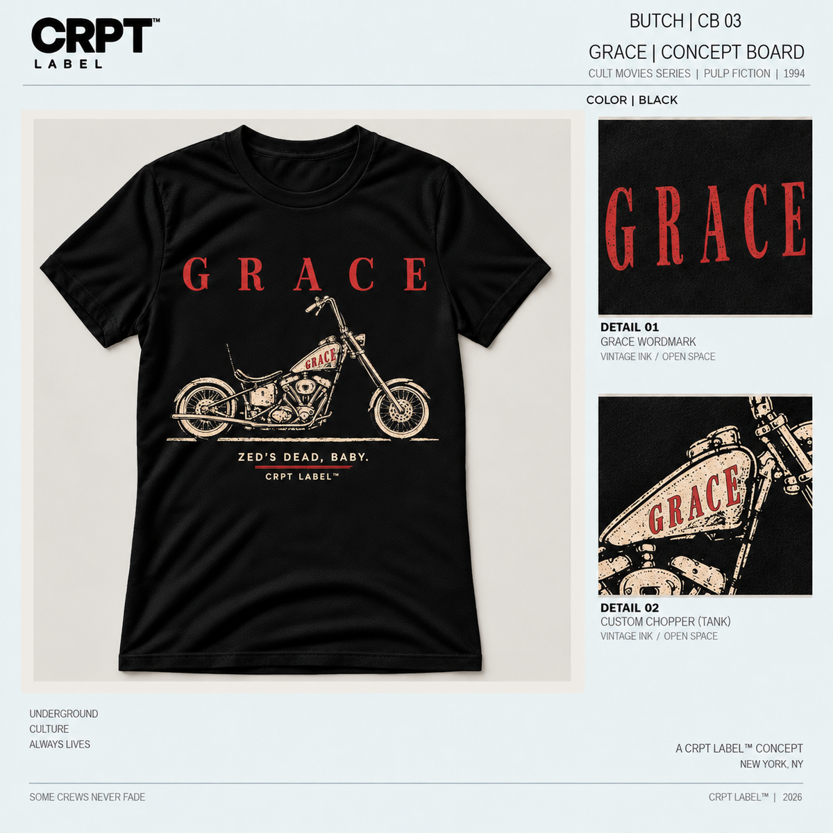 CRPT Label | Grace Zed’s Dead Baby