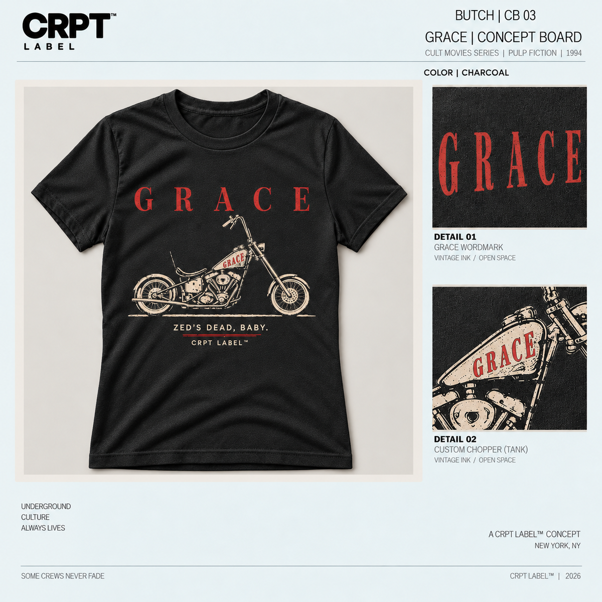 CRPT Label | Grace Zed’s Dead Baby