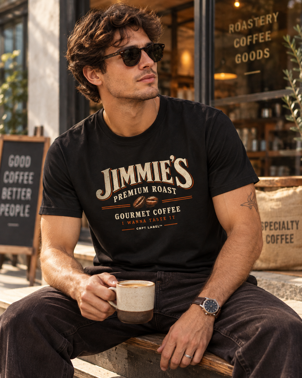 CRPT Label | Jimmie’s Premium Roast