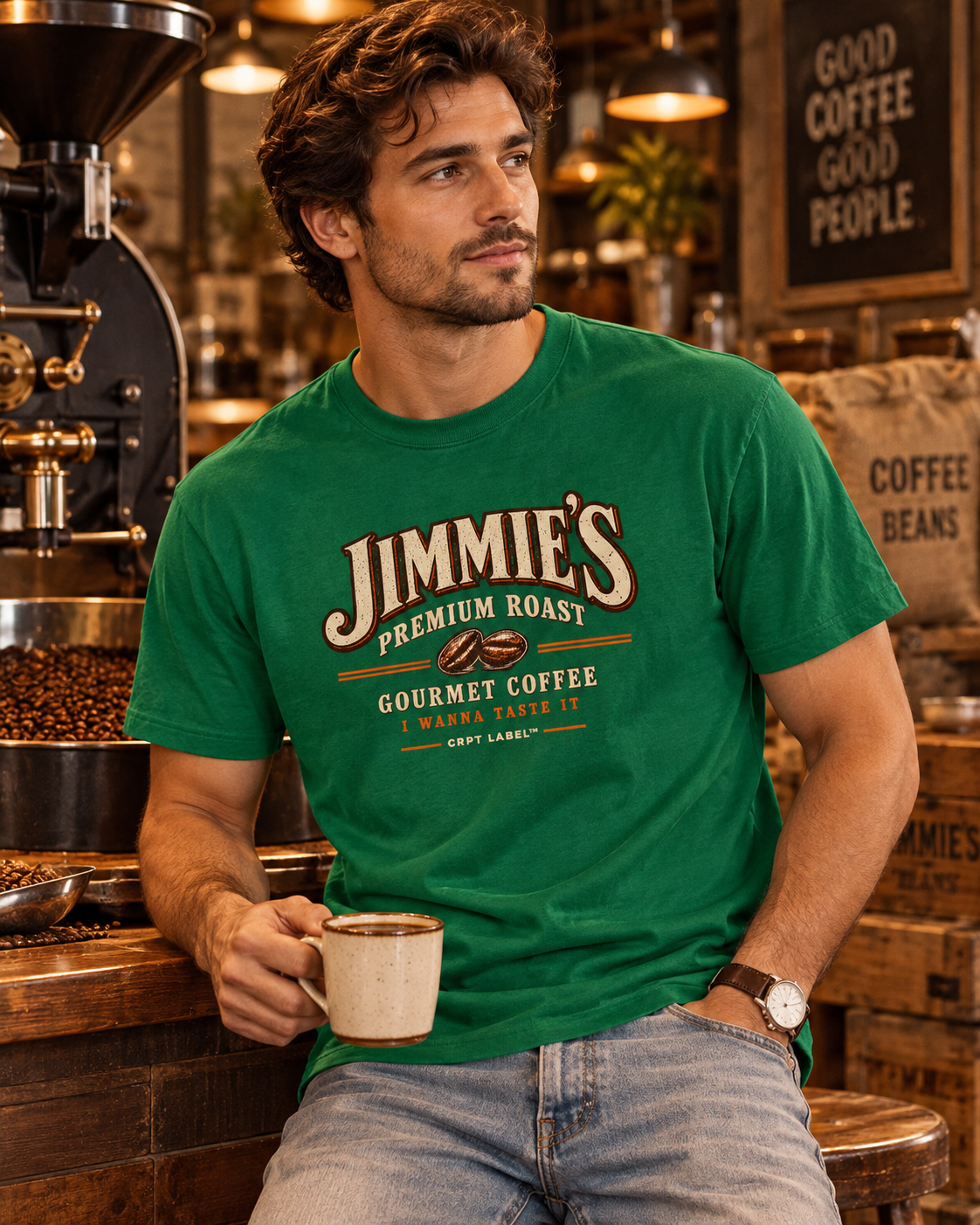 CRPT Label | Jimmie’s Premium Roast