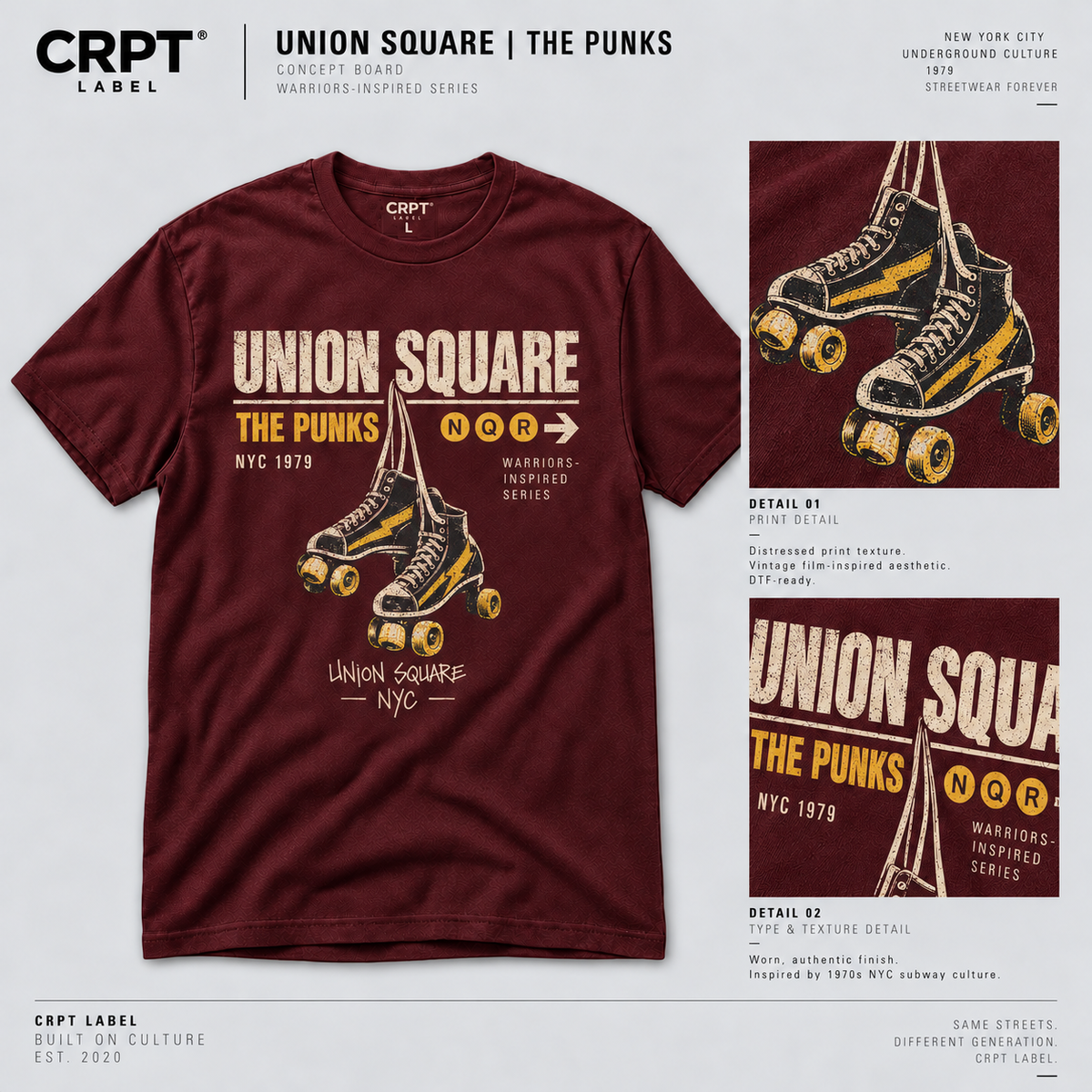 CRPT Label Union Square The Punks