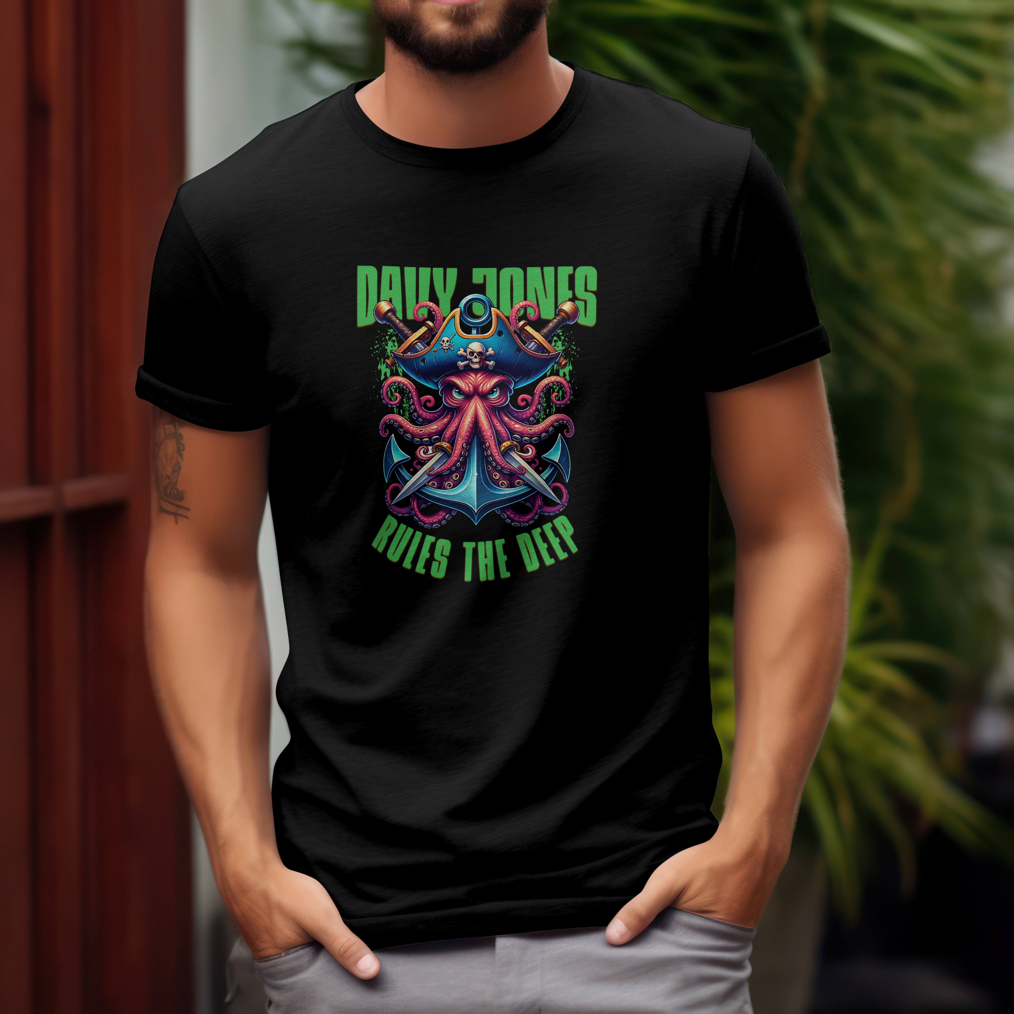 CRPT Label | The Pirates of the Caribbean 'Davy Jones' inspired Graphic Tee