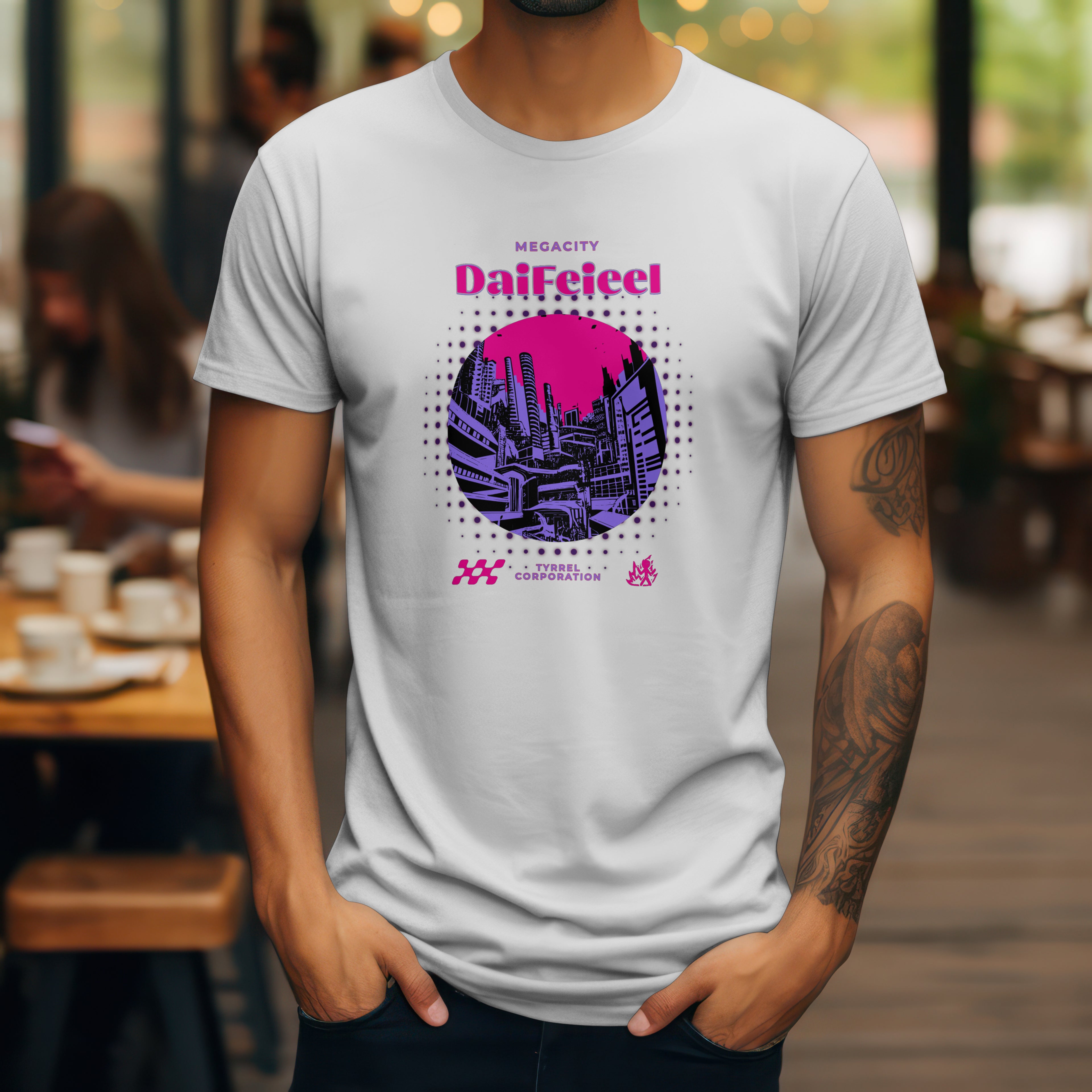 CRPT Label | Blade Runner 'Megacity' inspired Graphic Tee