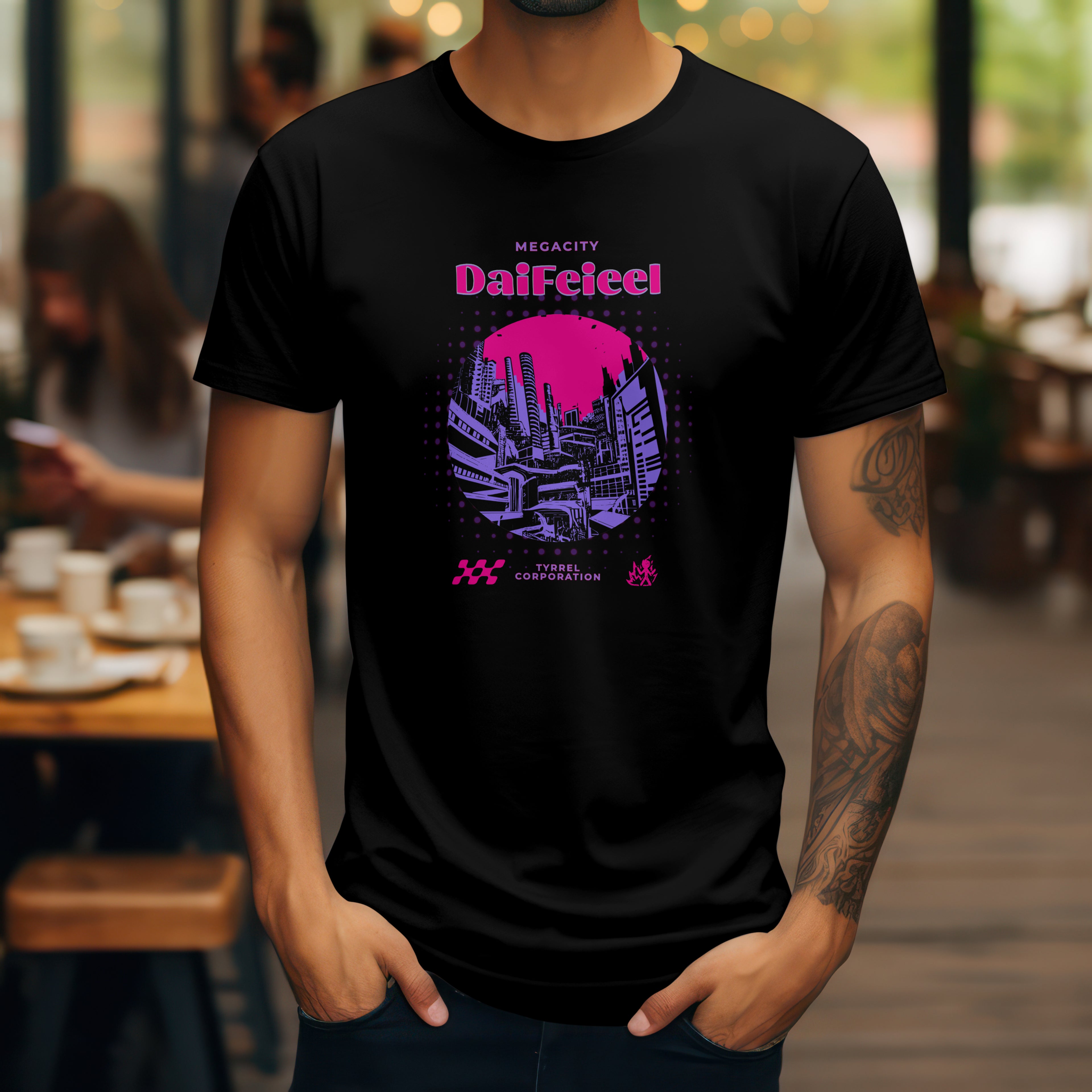 CRPT Label | Blade Runner 'Megacity' inspired Graphic Tee