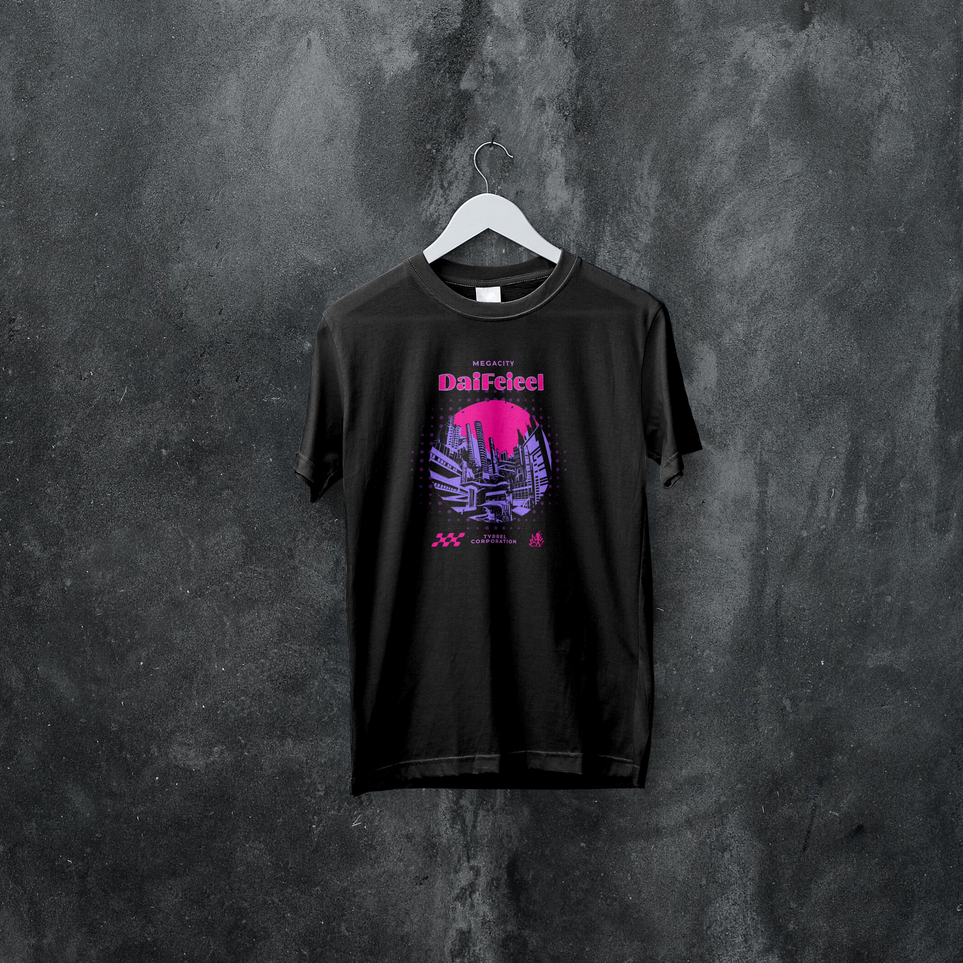 CRPT Label | Blade Runner 'Megacity' inspired Graphic Tee