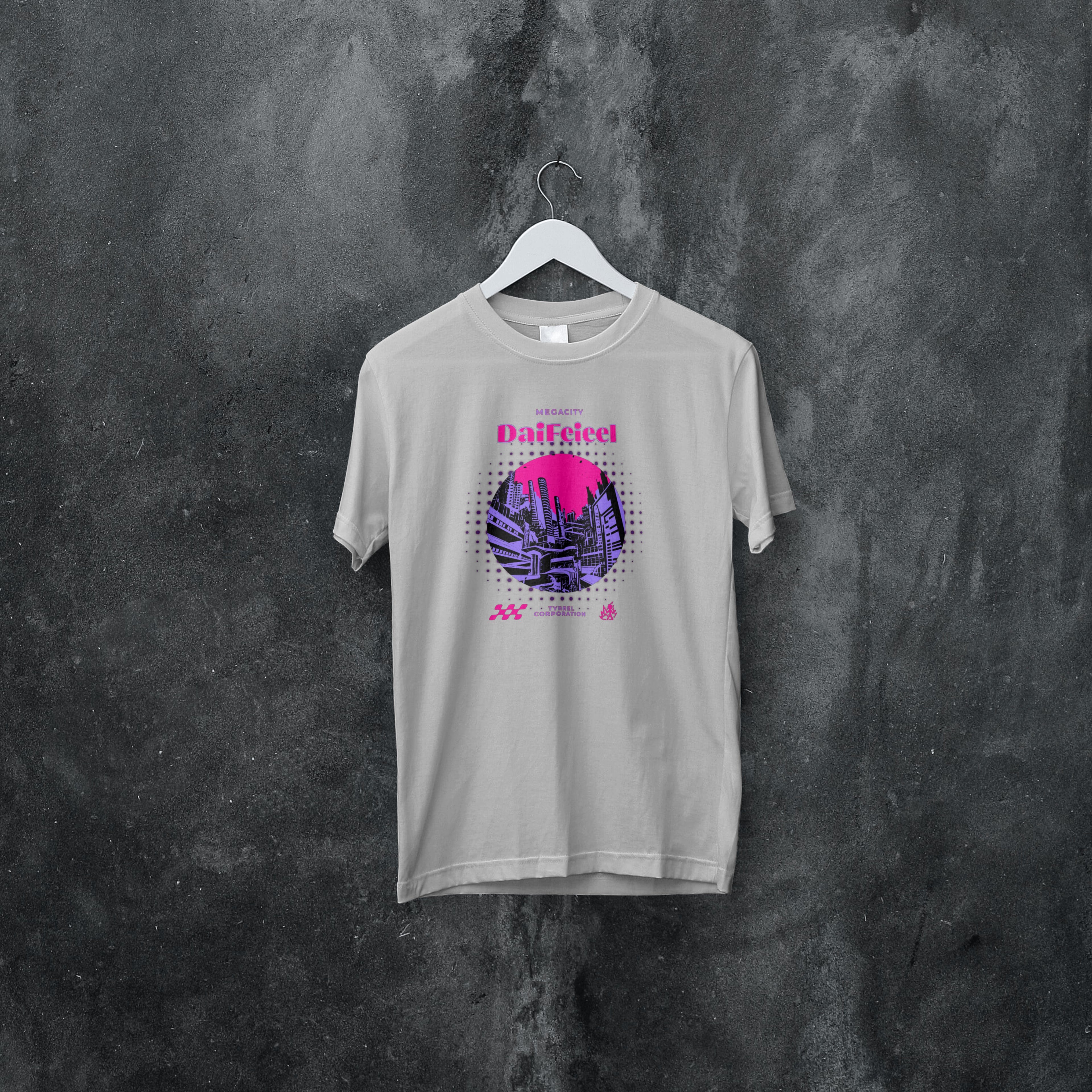 CRPT Label | Blade Runner 'Megacity' inspired Graphic Tee