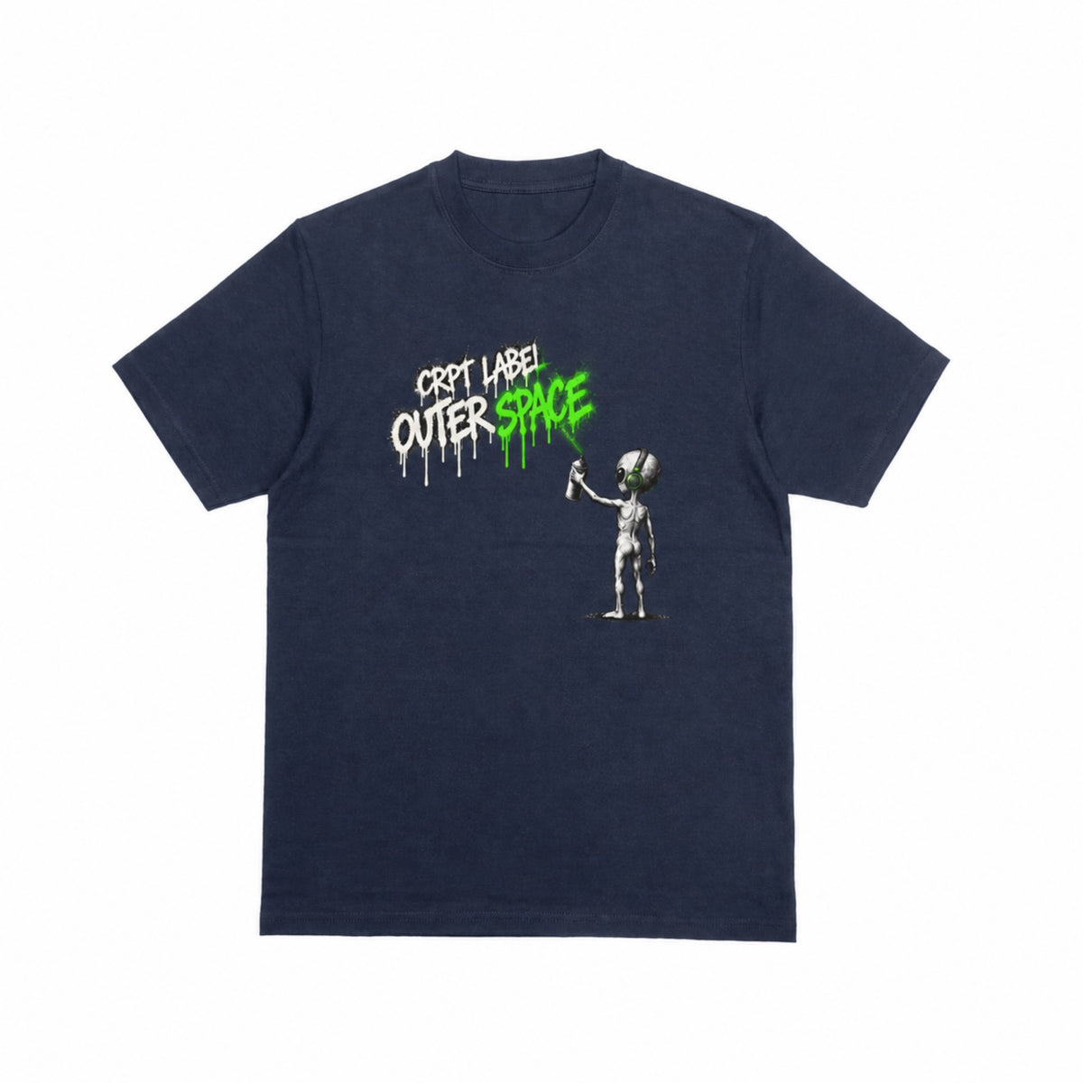 CRPT Label Outer Space Green — Navy