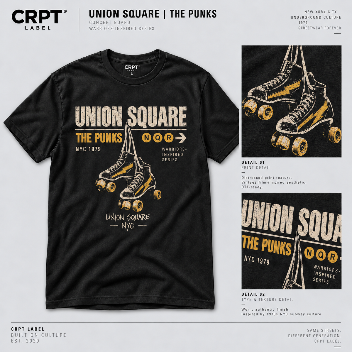 CRPT Label Union Square The Punks