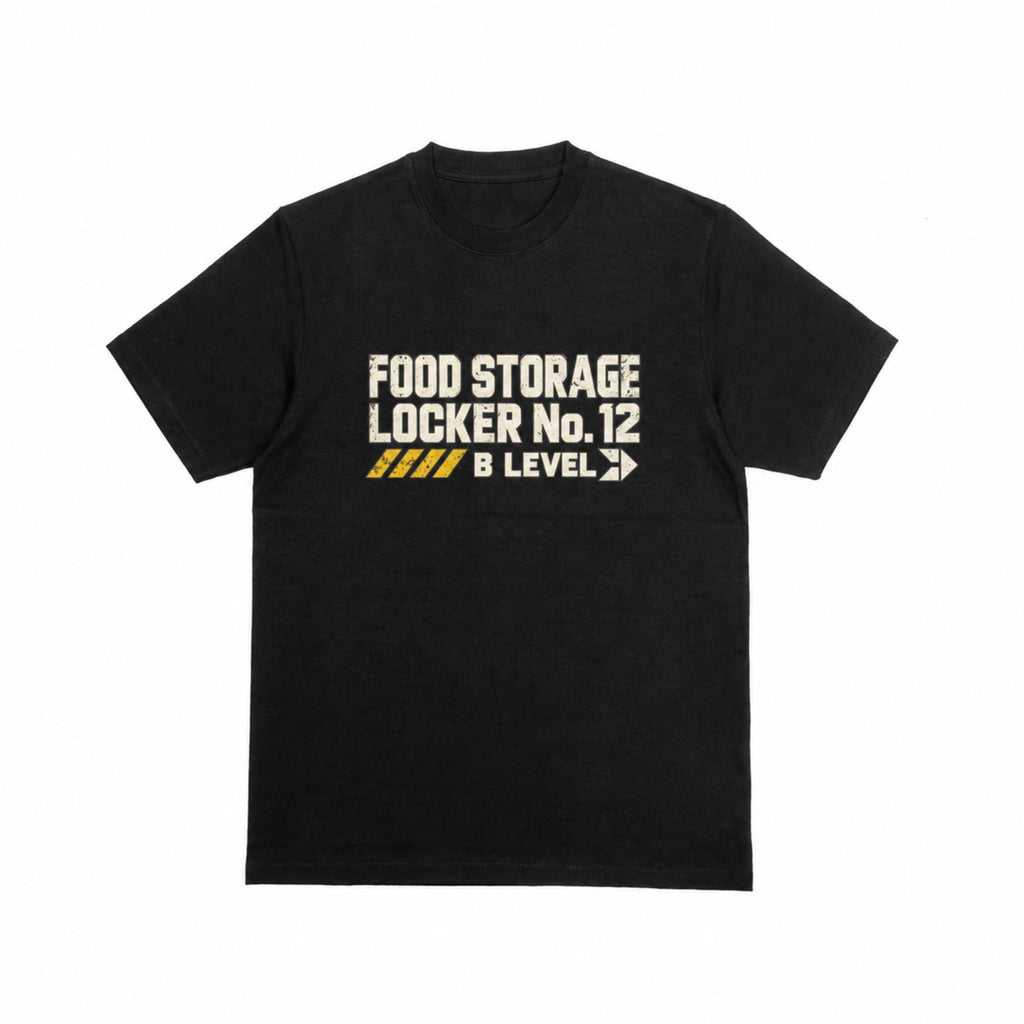Food Storage Locker No. 12 graphic tee - black